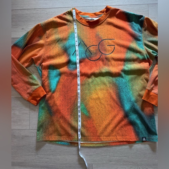 Nike ACG Shirt Sz XL All Over Print Long Sleeve Mens All Conditions Gear EUC - Picture 9 of 11